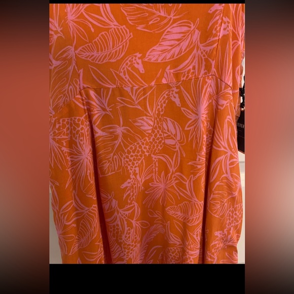 Giraffe and leaf-print twist-front dress NWT - Picture 6 of 9